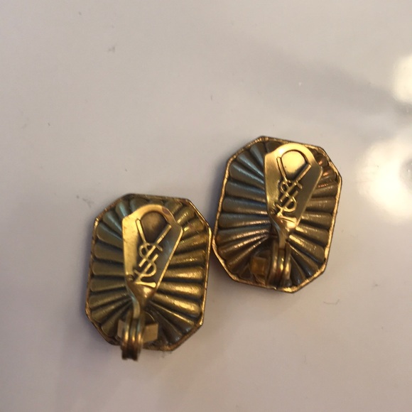 Vintage Yves Saint Laurent YSL earrings - Picture 2 of 2